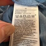 Gap  Blue 100% Cotton Shirt Dress Size M NWT Photo 3