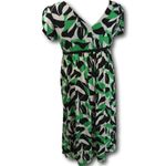 BisouBisou Empire Waist Graphic Sleeveless Dress 4 Green Photo 1
