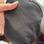 SKIMS  Black Ribbed Cotton Jumpsuit Shorts Photo 2