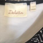 Anthropologie ‎ Deletta Sculpted Lace Peplum Top Photo 3