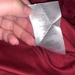 Isaac Mizrahi LIVE! Burgundy Macrame Lace Sheath Dress Bell Sleeves Size 6 Photo 6