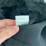 Lea & Viola Black V-Neck Feather Dress sz Small Flapper Sheath Knee Length Vamp Photo 10