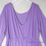 Eloquii New!  long bell sleeve purple romper, size‎ 18/20 Photo 2