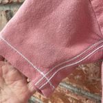 Rag and Bone  Pink Top Size XS Top Stitch Casual Stretch U Neck Photo 2