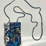 Vera Bradley  Blue Bayou Cellphone Crossbody with Metal Braided Crossbody Strap Photo 0