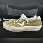Vans  Low Top Green Khaki Sneakers Sz W8.5 Anaheim 73 Photo 4