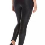 Mario Serrani pull on black faux leather pants size large NWT Photo 2