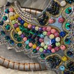 JohnFashion Sandals size 7 BNWOT color silver with lots of beads so cute Photo 8