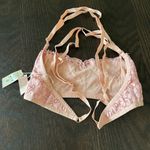 Free People HAH Don’t Cross Me Halter Bra Lace Dusty Rose Women’s Medium Photo 5