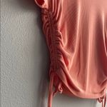 Stitch and Pine Pink Ruched Crop T Photo 2