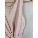 Aerie  Twist Bottom Pink Knit Tank Size Small Photo 2