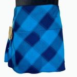 DKNY Blue buffalo Plaid pleated mini skirt by Jeans, juniors 7 academia style Photo 0