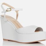 Stuart Weitzman Palmina Leather Ankle Strap Sandals White, Size 11 New +Dust Bag Photo 9