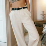 Madewell NEW ‎ The Harlow Wide-Leg Jean in Tile White, 23 Photo 0