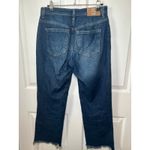 We The Free  Maggie Jeans‎ Mid Rise Straight Leg Frayed Hem Dark Wash 25 Photo 4