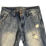 American Eagle  Womens Boy Fit Jeans Size 4 Live Your Life Distressed Jeans Photo 7