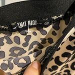 Victoria's Secret NWOT Victoria’s Secret x knit knot leopard print satin midi skirt Photo 3