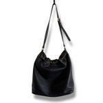 MICHAEL Michael Kors Black and Gold Shoulder Bag with Chain Detail Bucket Photo 8