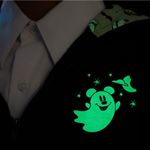 Disney NWT Her Universe  Halloween Mickey Mouse Ghost Glow In Dark Hoodie Dress S Photo 3
