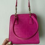 Poppy Lissiman Crikey BB Faux Croc Top Handle Mini Bag in Hot Pink Photo 6