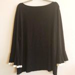 The Limited  Collection Sweater Black w/White Marshmallow Pleat Ruffle Knit Sz 3X NWT Photo 11