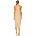 Retrofête Sariah Sequin Midi Dress Nude Size Medium NWT Gold Photo 2