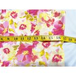 Old Navy Tropical Floral Tie Strap Linen Blend Cami Top Womens Size M Smocked Photo 5