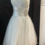 NEW May Queen Couture Crystal Embellished Cocktail Prom Party Dress Sz 16 A Line Photo 2