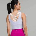 Lululemon Power Pivot Reversible Ribbed Tank Top Pastel Blue 4/6 Photo 1