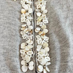 Beatrix Ost Floral Beaded Sweater Size Large Gray Long Sleeve Photo 5