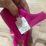 Becca NWOTBECCA Pink Plunge Halter Bikini Top large Photo 2