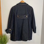 Simply Chloe dao long medium Womens jean jacket EUC Blue Photo 4