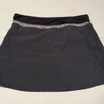 Tangerine Womens Size Small Grey Gray Athletic Skort Back Zip Pocket Golf Preppy Photo 0