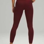 Lululemon NEW Wunder Train SIZE 0 High-Rise Tight 28" Red Merlot SOLD OUT Photo 1