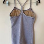 Lululemon Sleeveless Power Y Racerback Tank Top Heathered Gray Women's Size Photo 2