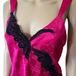 Victoria's Secret Victoria’s Secret Vintage Gold Label Pink Black Jacquard  Lingerie Slip Dress Photo 1