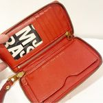 Marc by Marc Jacobs MARC JACOBS Jet Set Orange Saffiano Leather Zip Around Wallet Wristlet Photo 2