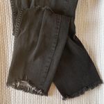 Free People Black Distressed Skinny Jeans Photo 4