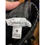 Speechless Black dress with satin Leopard Ruffle skirt and Bow Womens Size 9 Photo 1