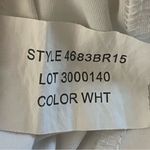 MIRACLEBODY by MIRACLESUIT white burnout fabric top over slimming tank top Large Photo 11