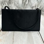 Victoria's Secret Black Beaded Clutch Romantic Goth Evening Party Sexy Classic Photo 3