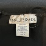 Masquerade  Black Fit & Flare Dress Hot Pink Ribbon Trim & Bow Party/Prom Style M Photo 3