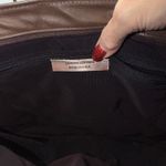 Vintage Made in USA Brown Leather Patchwork Shoulder Bag Leopard Print Snake Photo 12