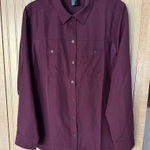 5.11 Tactical Femme Fatale Long Sleeve Conceal Carry SZ LRG Roll Tab Wine Red Photo 0