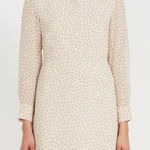 Frank And Oak  Printed Button Up Fit and Flare Chiffon Dress  Photo 0