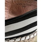 Kate Spade Linds Black & White Striped Bow Platform Espadrille Shoes Women’s 6M Photo 8