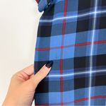 Equipment  Femme Kurt Plaid Riley Silk‎ Tee Blue Size XS Photo 9