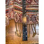 Nurture Cardigan Shawl Kimono Paisley Fringe Hem Red Size XL Photo 5