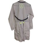 Nike Air Jordan Flight Suit Romper Womens Small Grey Purple Belted Convertible Photo 1