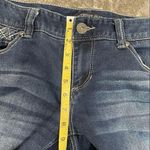 Amethyst Jeans  Dark Wash Boot Cut Raw Hem Photo 11